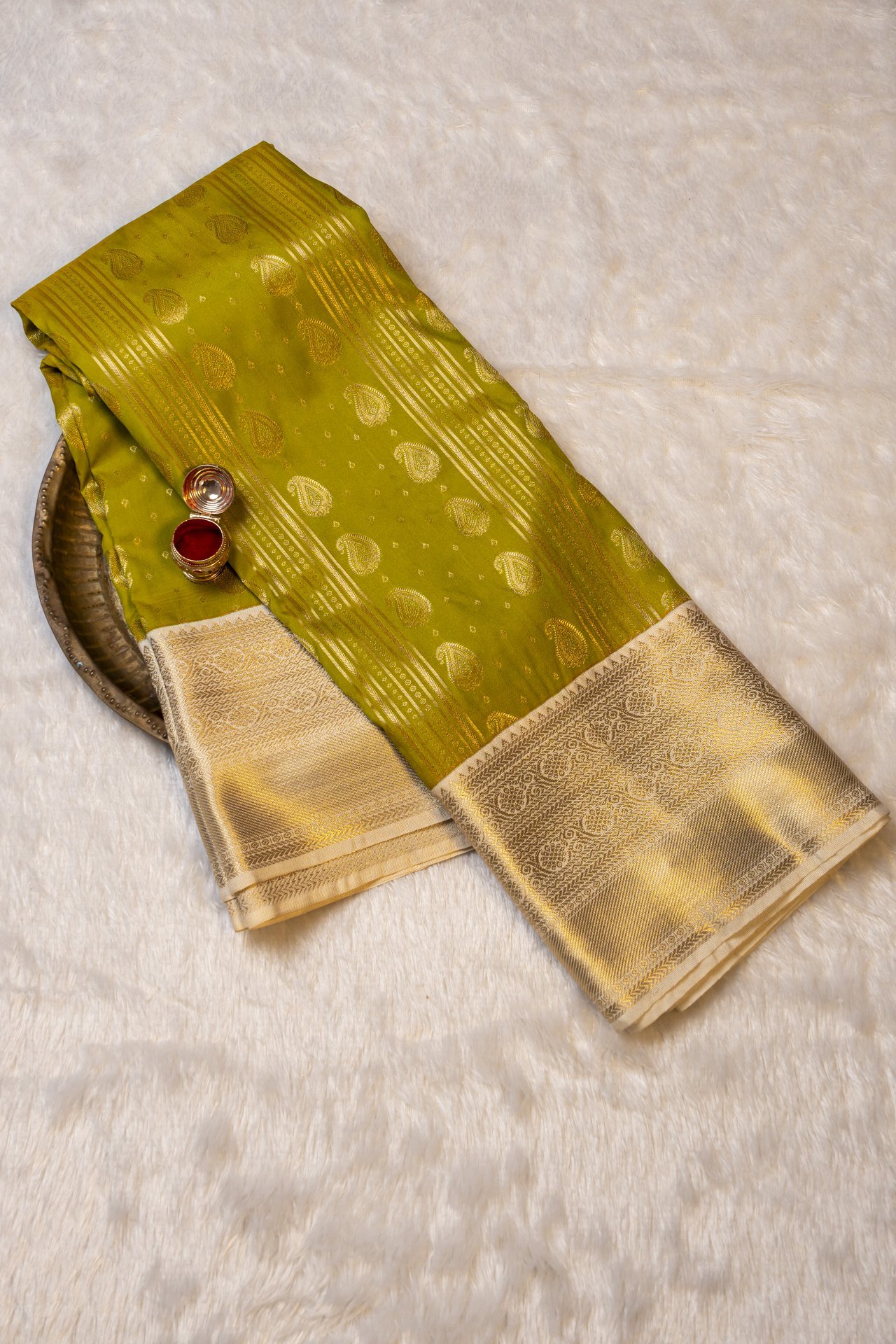 Semi Kanchipuram Silk Saree | VKSH0070