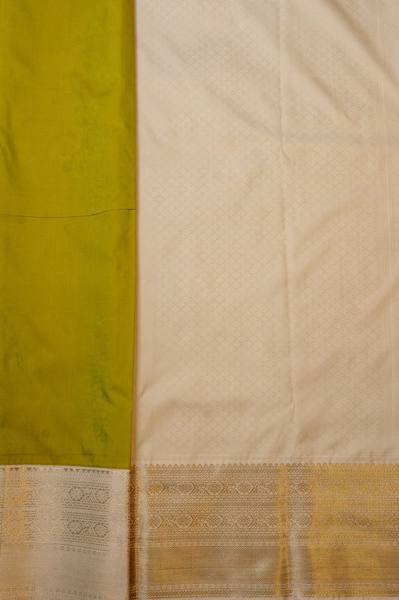 Semi Kanchipuram Silk Saree | VKSH0070 - Image 3