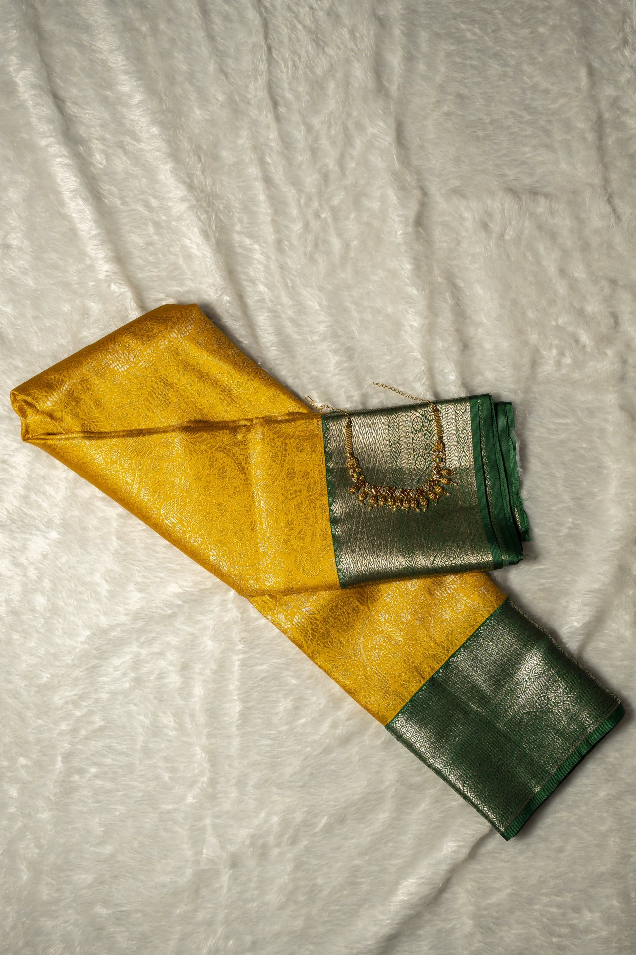 Brocade Kanchipuram Semi Silk Saree | VKSH0198