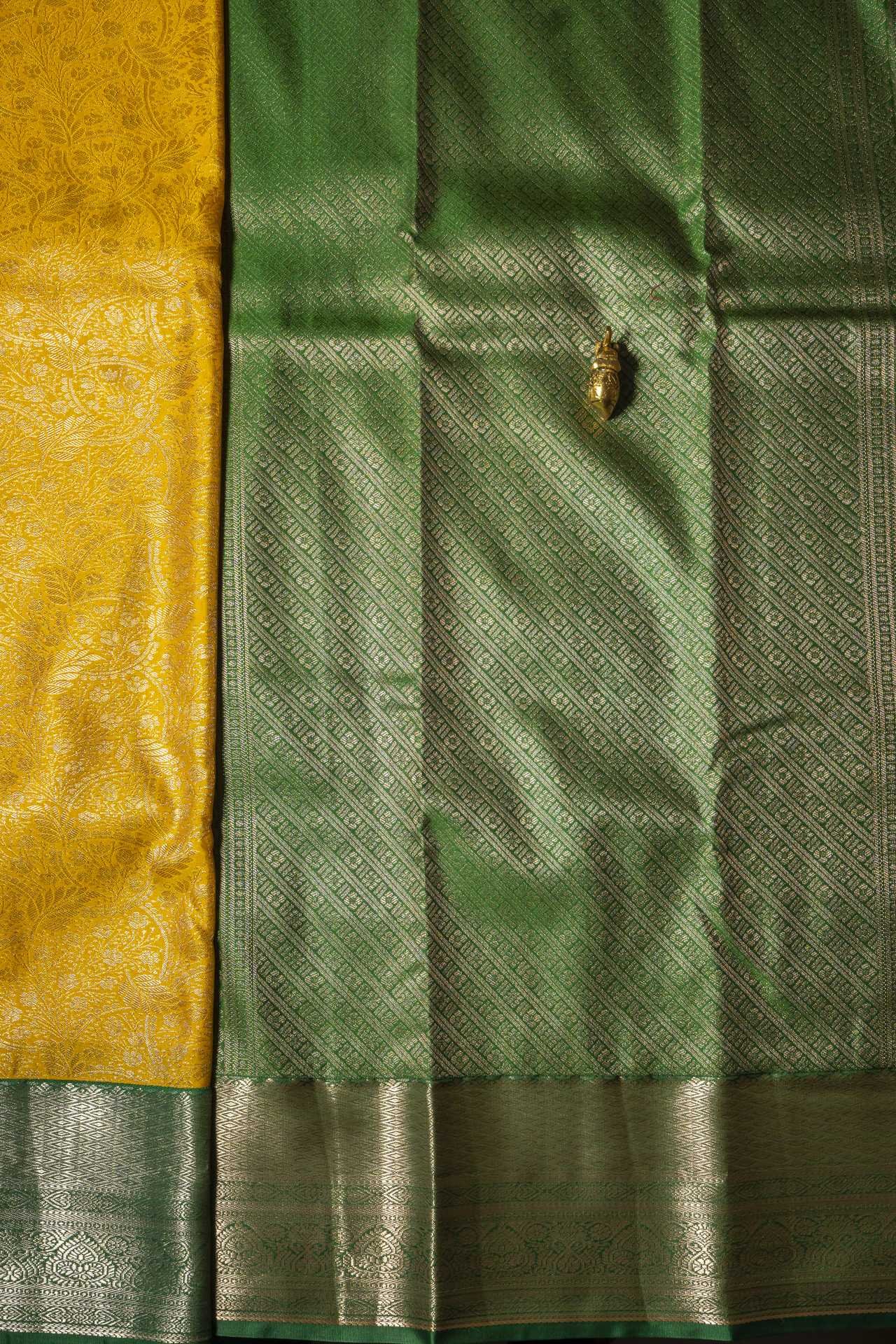 Brocade Kanchipuram Semi Silk Saree | VKSH0198 - Image 2