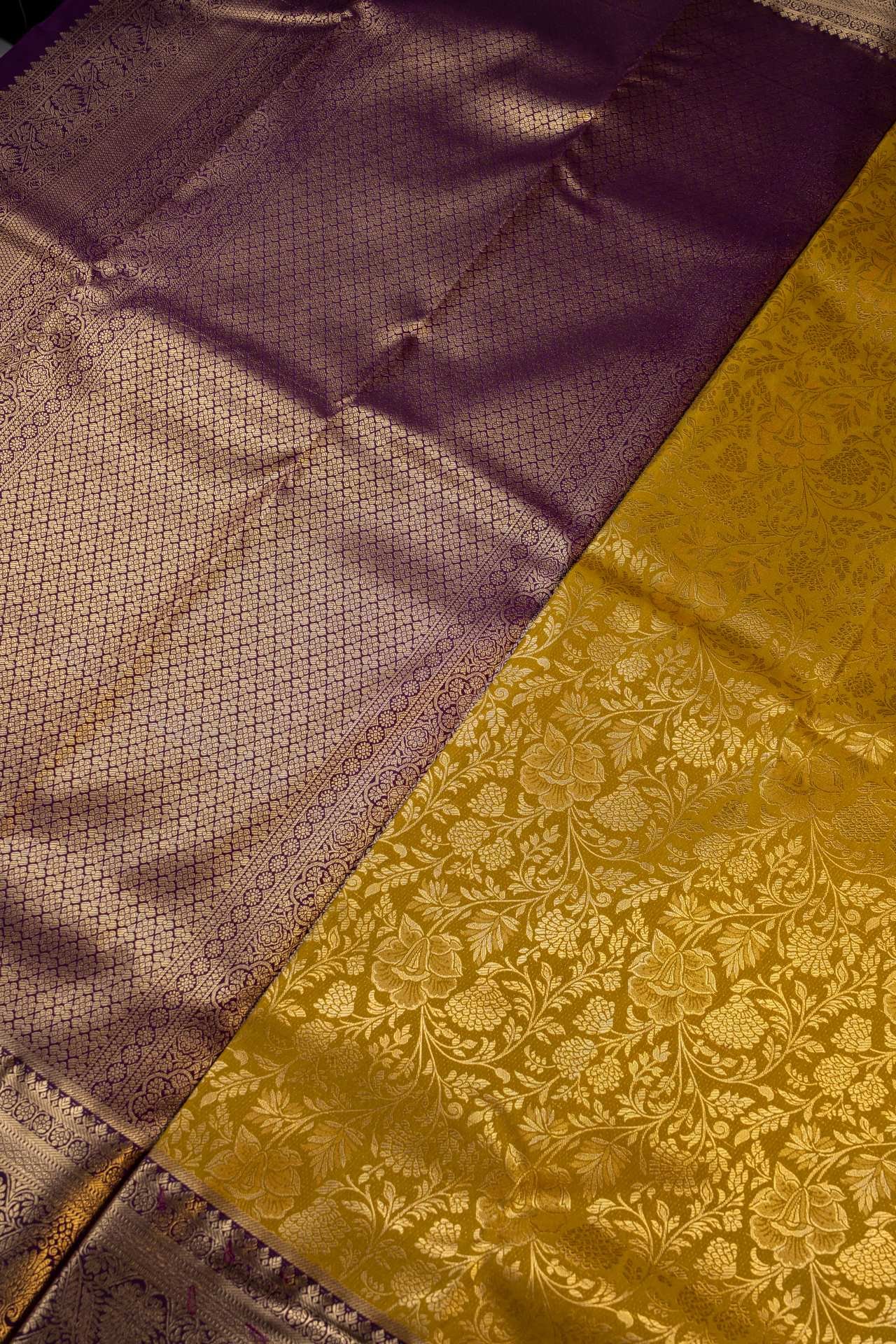 Brocade Kanchipuram Semi Silk Saree | VKSH0205 - Image 2