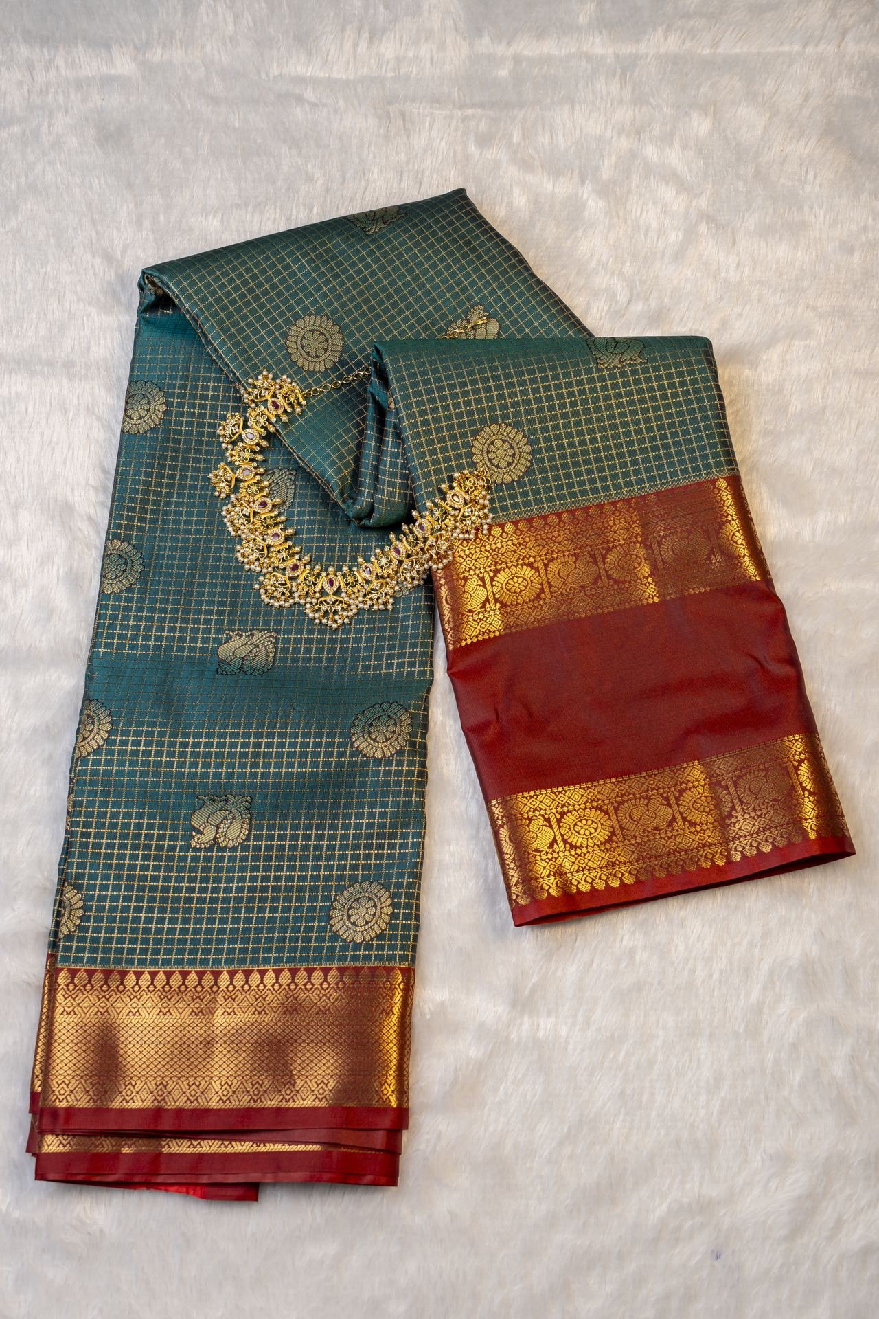 Vintage Semi Kanchipuram Silk Saree | vksh0449