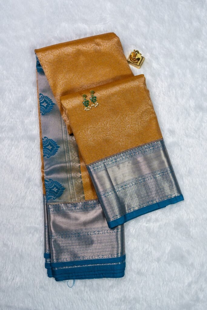 Brocade Kanchipuram Semi Silk Saree | VKSH0203