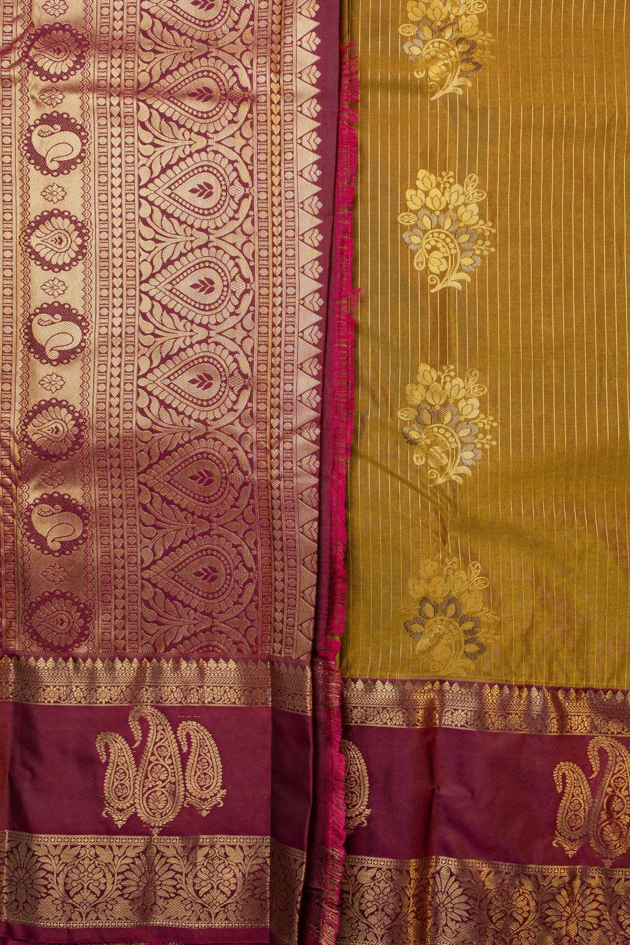 Semi Kanchipuram Silk Saree | VKSH0429 - Image 2