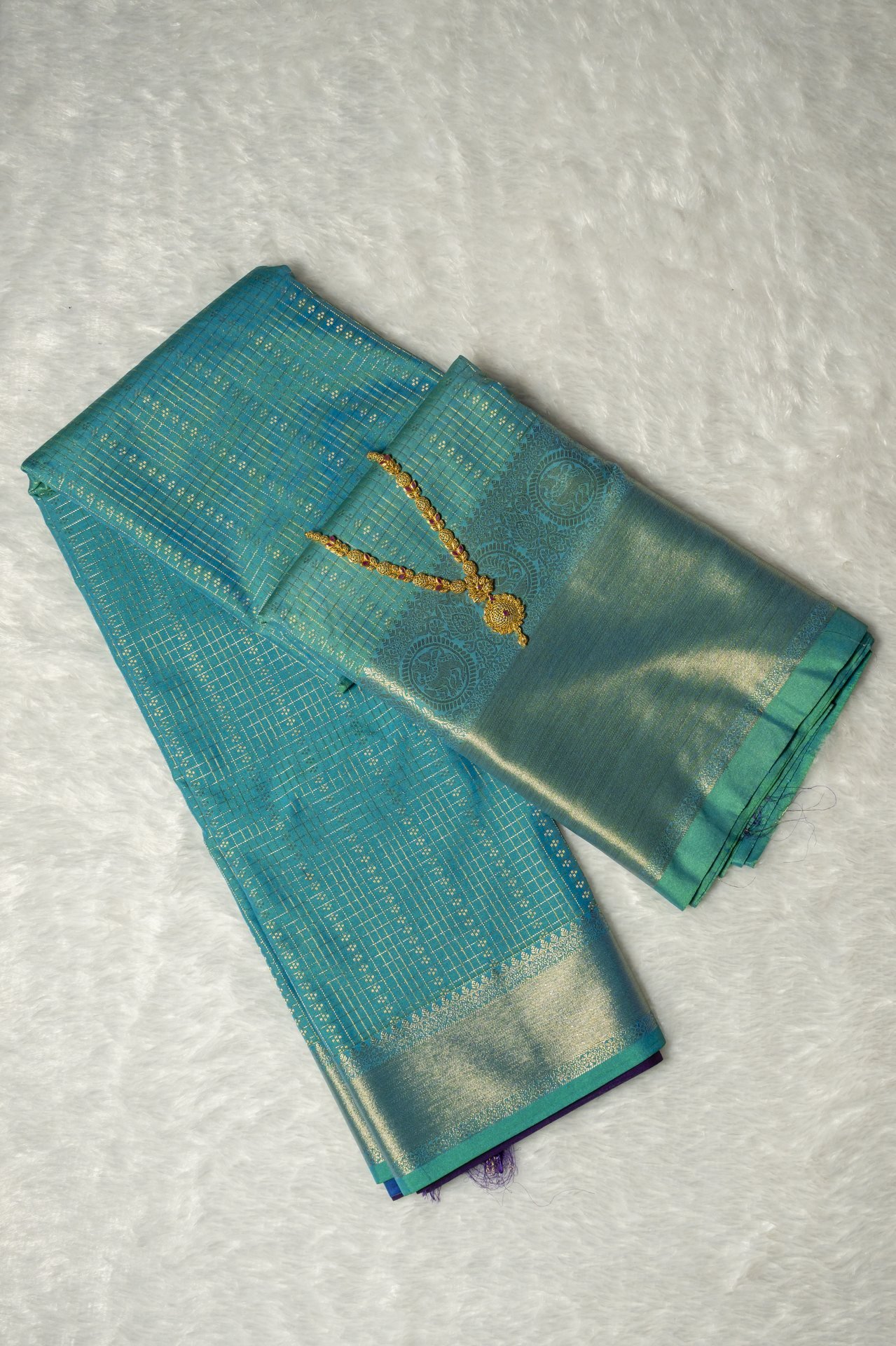 Semi Kanchipuram Silk Saree | VKSH0210
