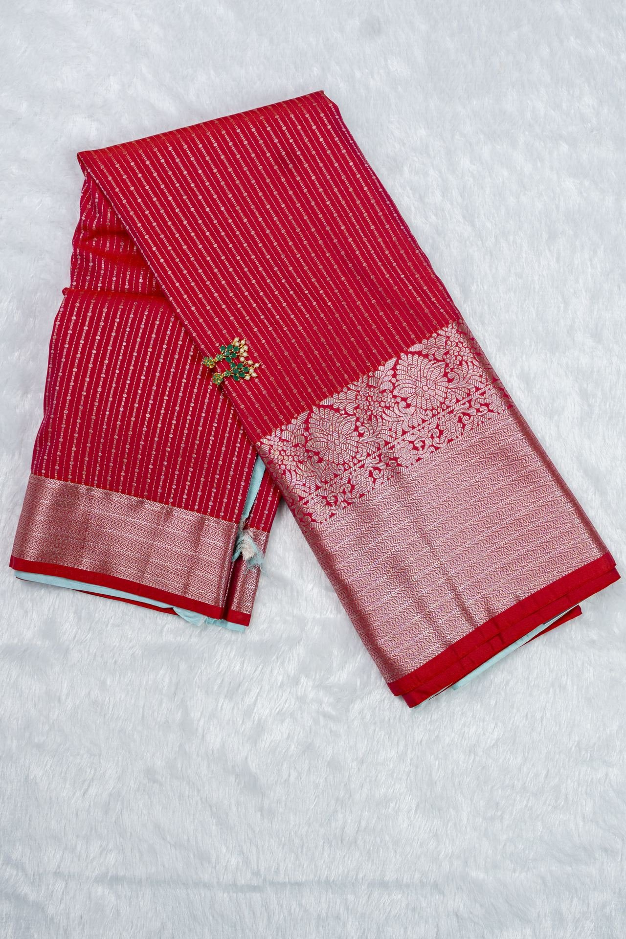 Semi Kanchipuram Silk Saree | VKSH0206