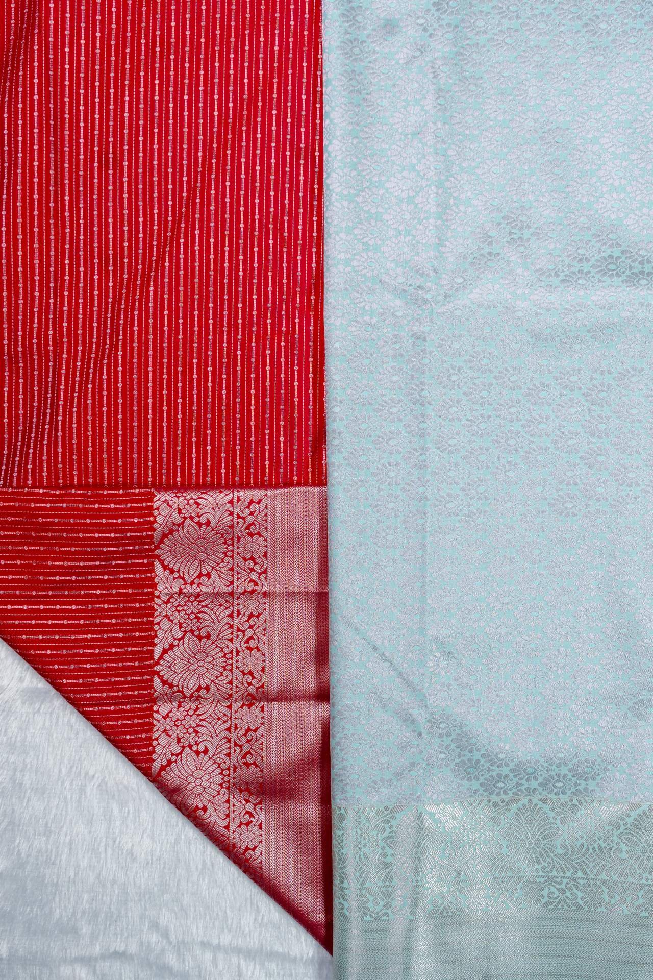 Semi Kanchipuram Silk Saree | VKSH0206 - Image 2