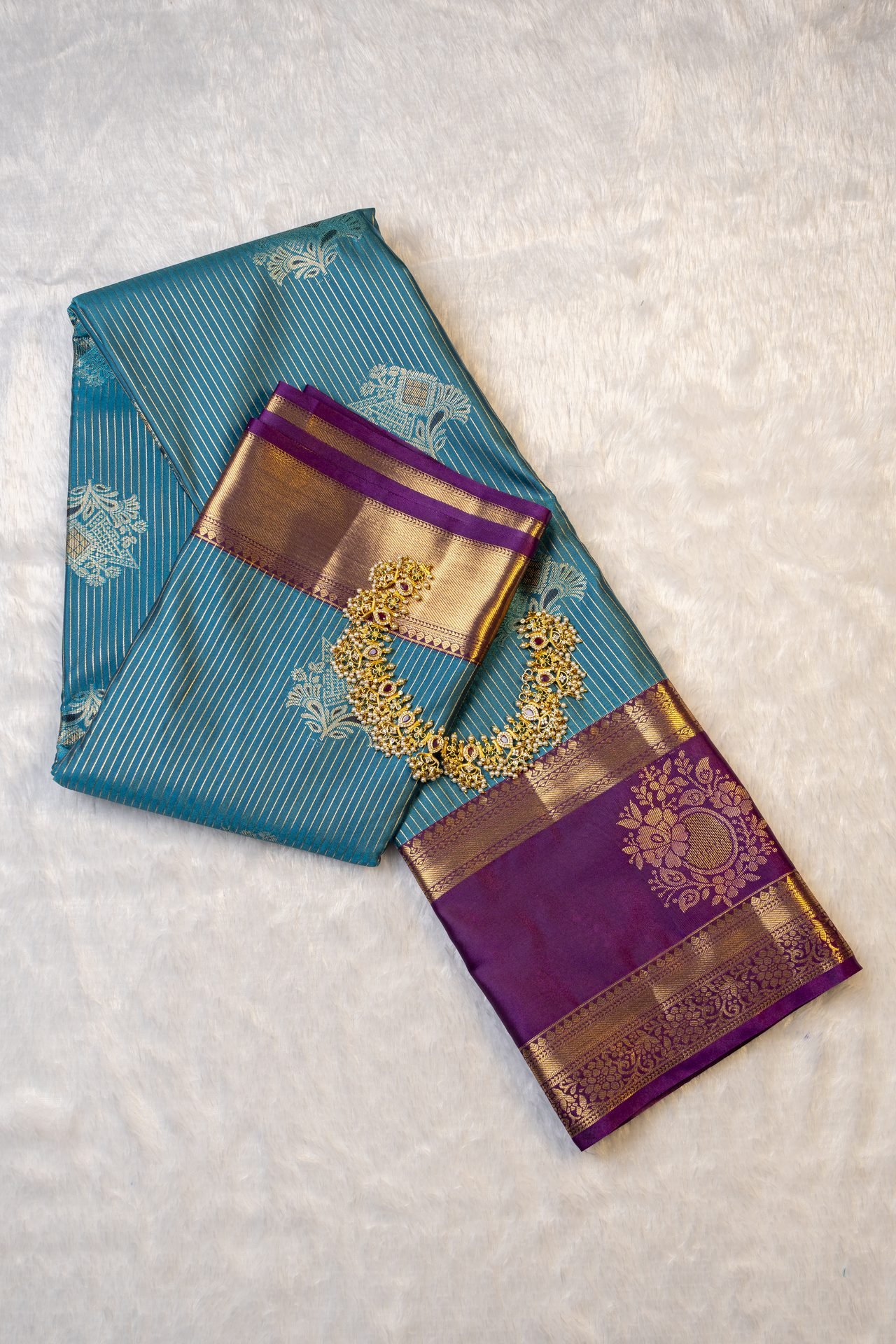 Semi Kanchipuram Silk Saree | VKSH0422