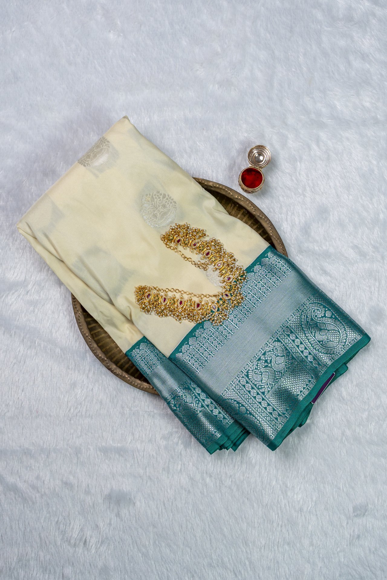 Semi Kanchipuram Silk Saree | VKSH069