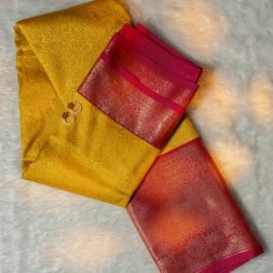 Brocade Kanchipuram Semi Silk Saree | VKSH0197