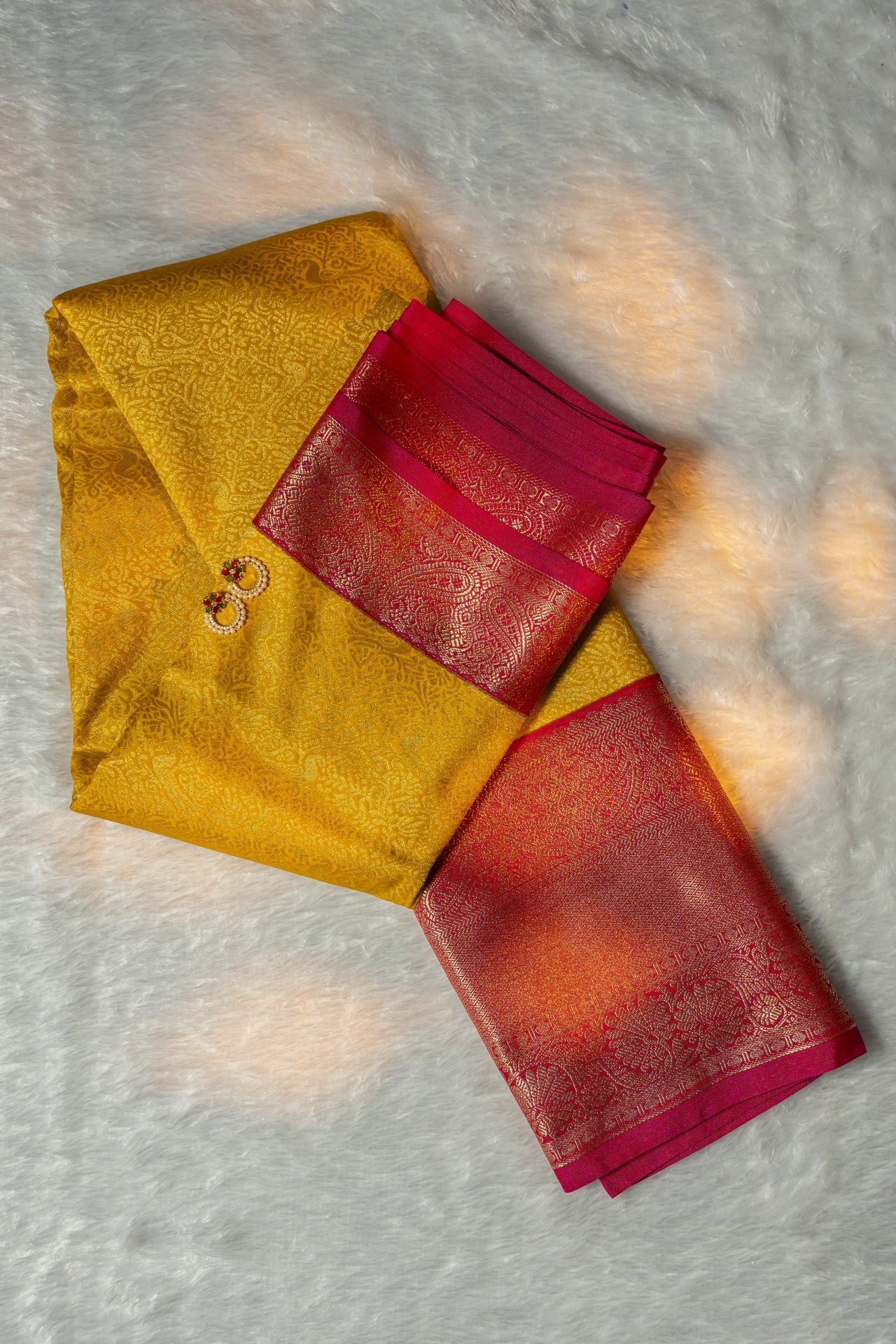 Brocade Kanchipuram Semi Silk Saree | VKSH0197