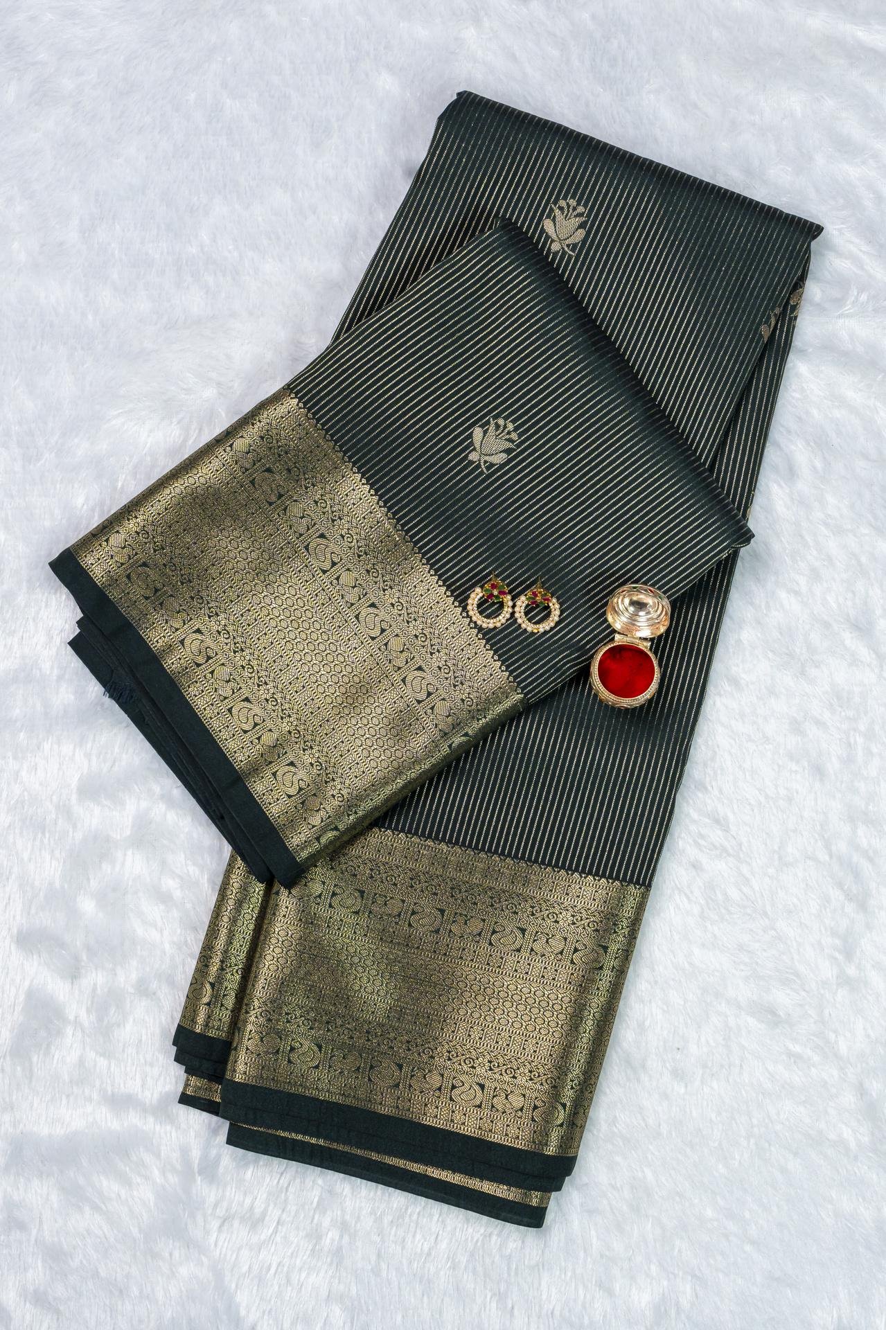 Semi Kanchipuram Silk Saree | VKSH0212