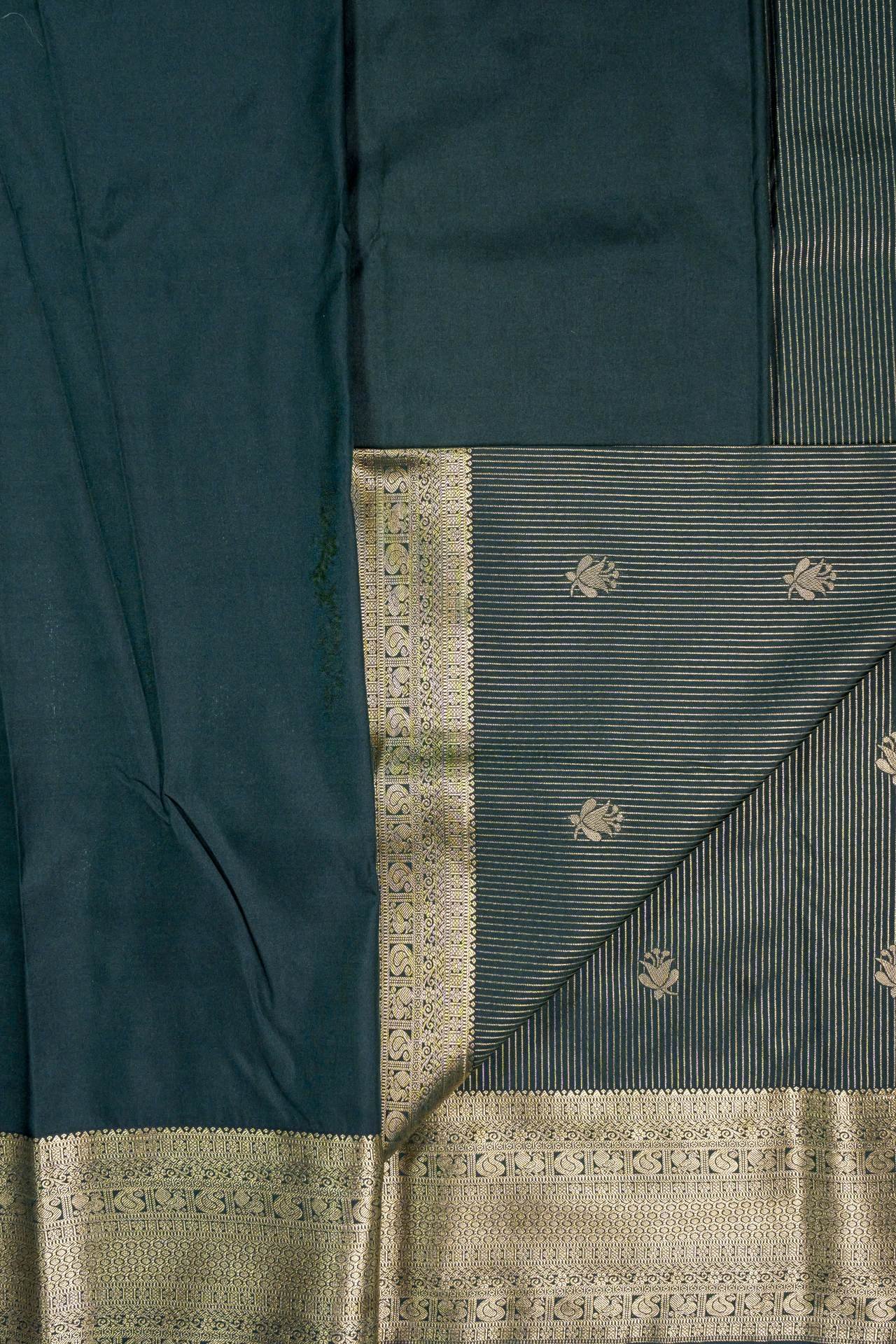 Semi Kanchipuram Silk Saree | VKSH0212 - Image 3