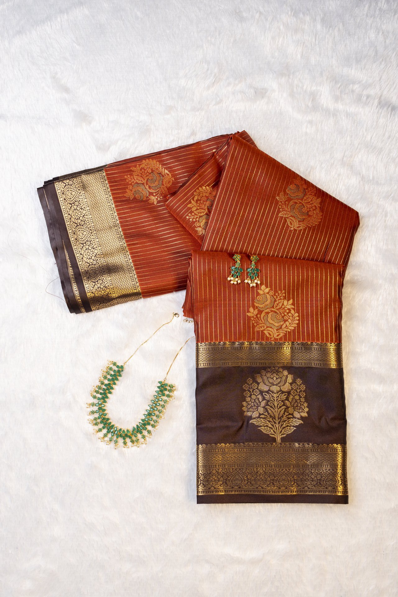 Semi Kanchipuram Silk Saree | VKSH0428