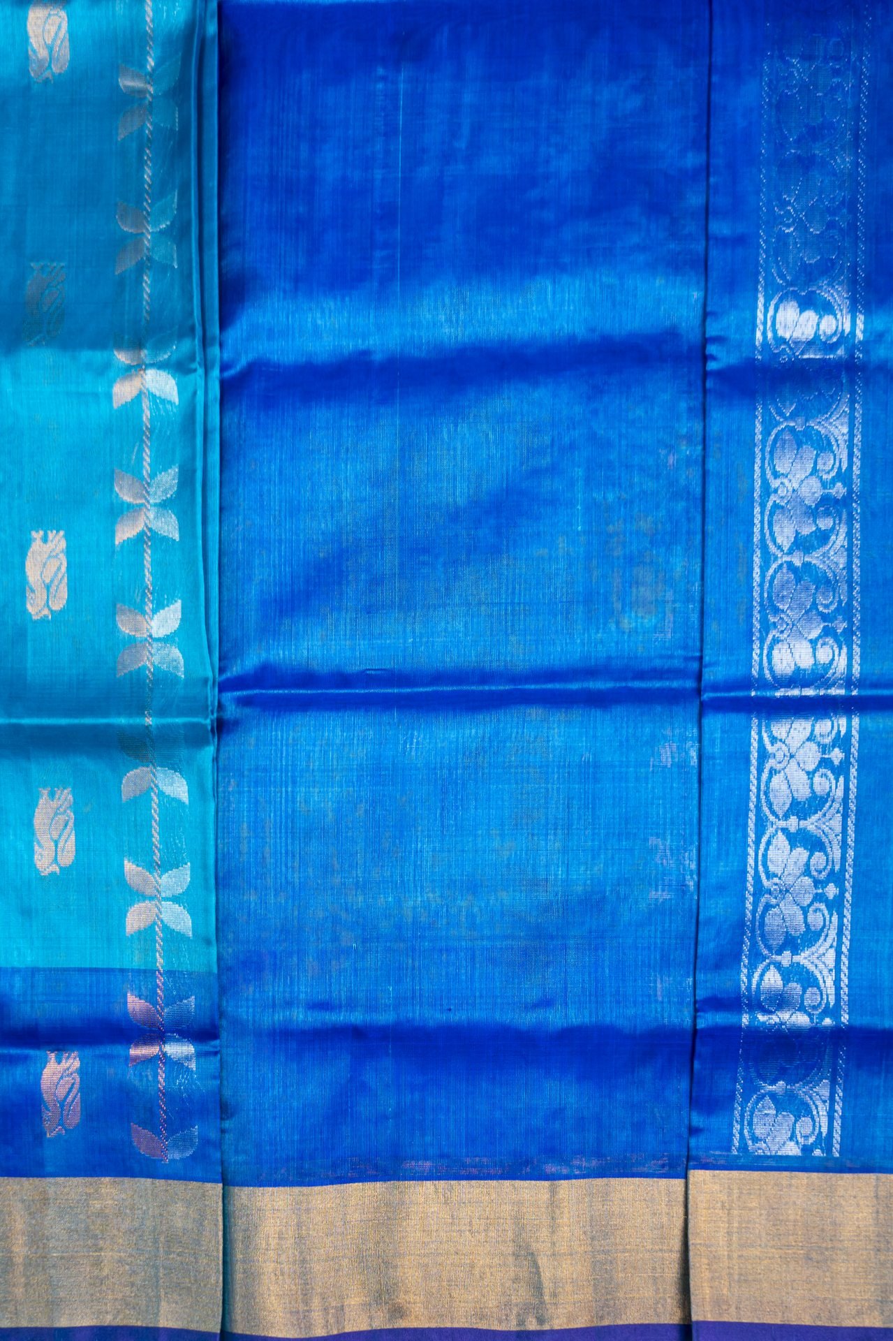 Pure Uppada Silk Saree | VKSH0386g - Image 3