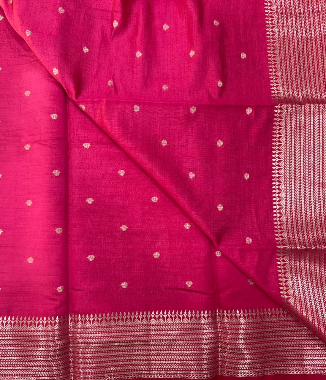 Semi Tussar Silk Saree | VKSH0346F - Image 3