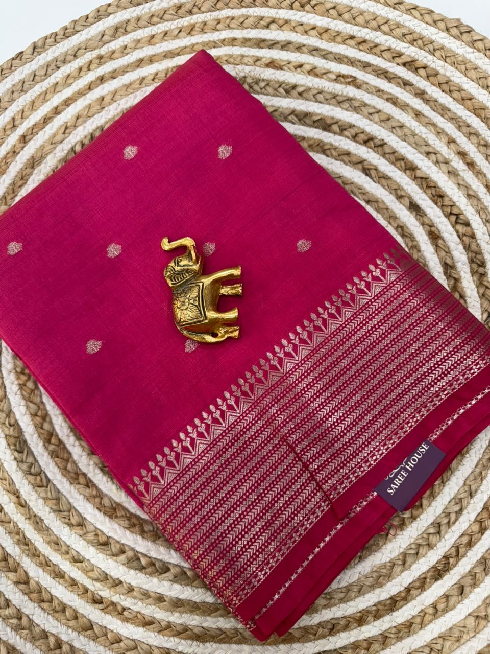 Semi Tussar Silk Saree | VKSH0346F