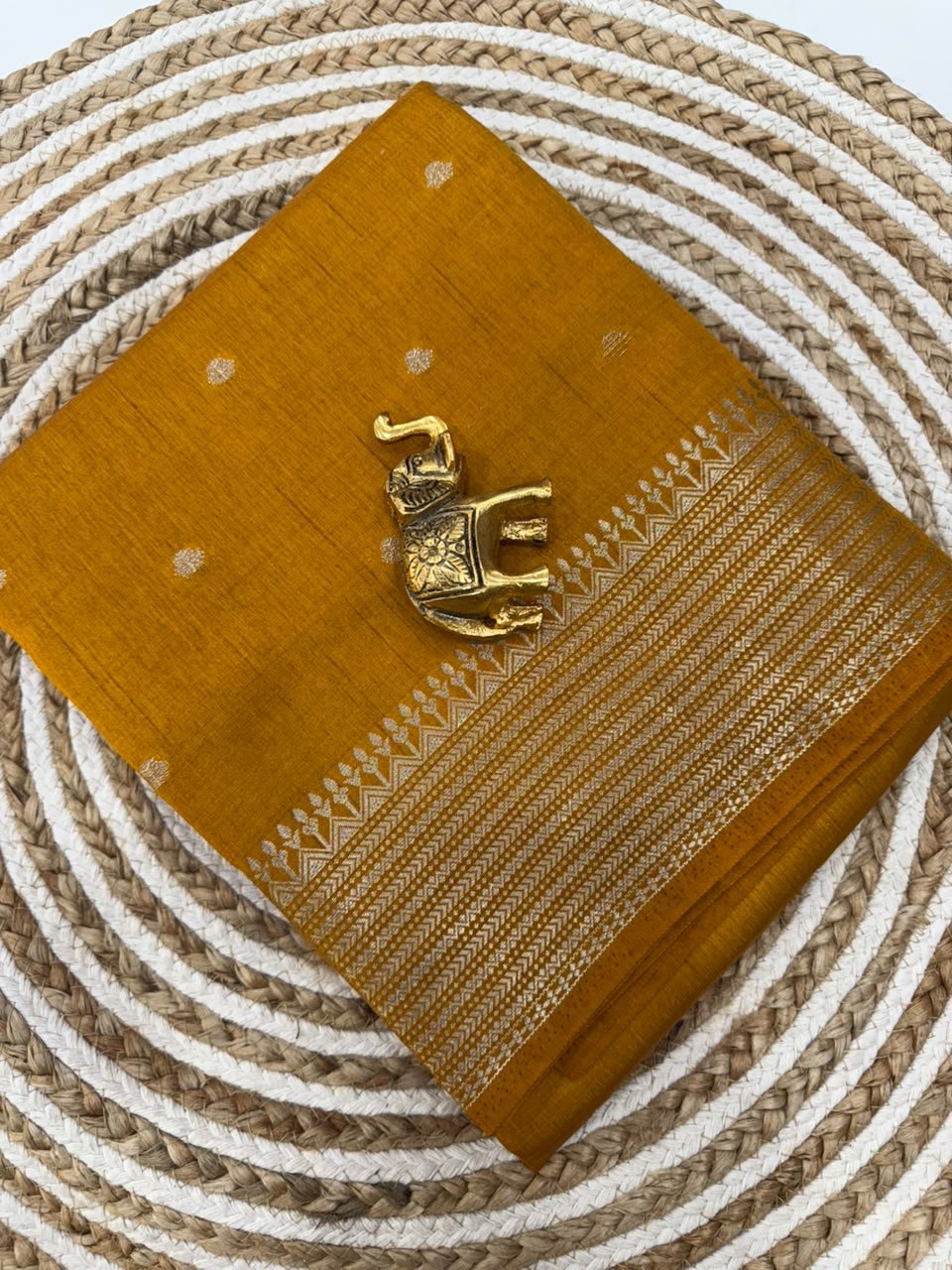 Semi Tussar Silk Saree | VKSH0346B