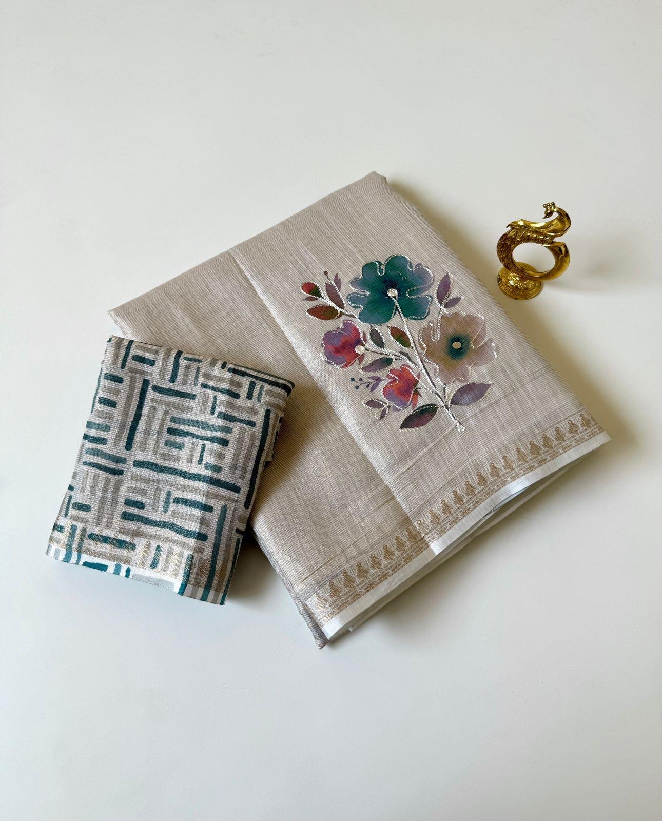 Soft Erode Zari Silk | VKSH0361A