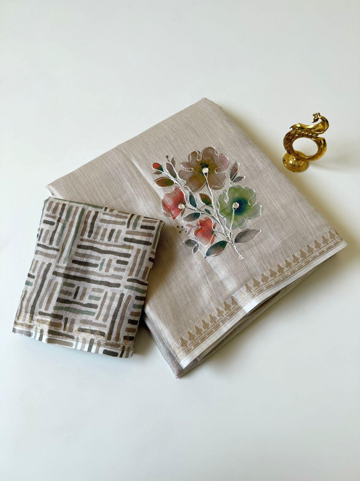 Soft Erode Zari Silk | VKSH0361C