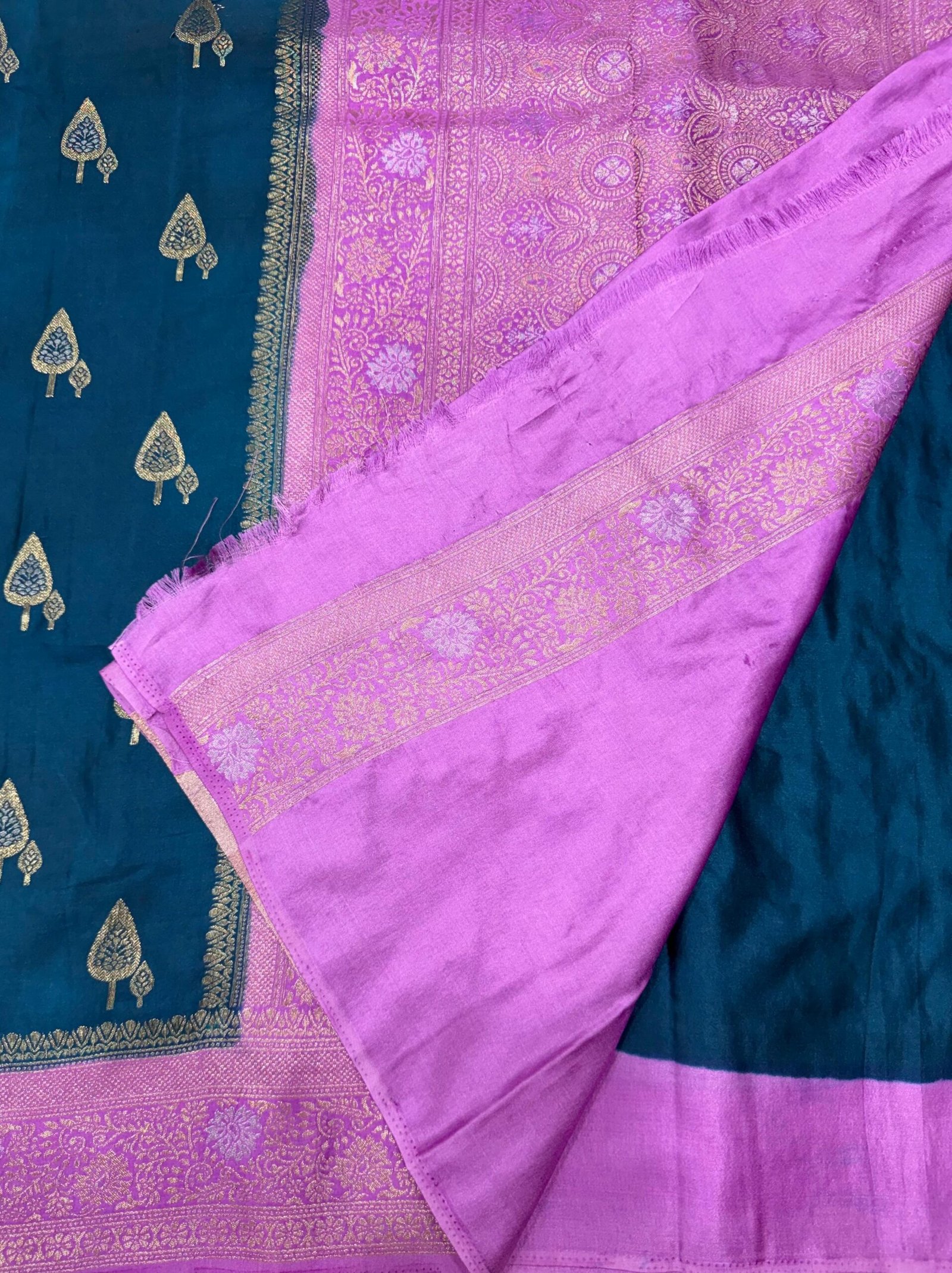 Banaras Mashru Silk | VKSK0472a - Image 3