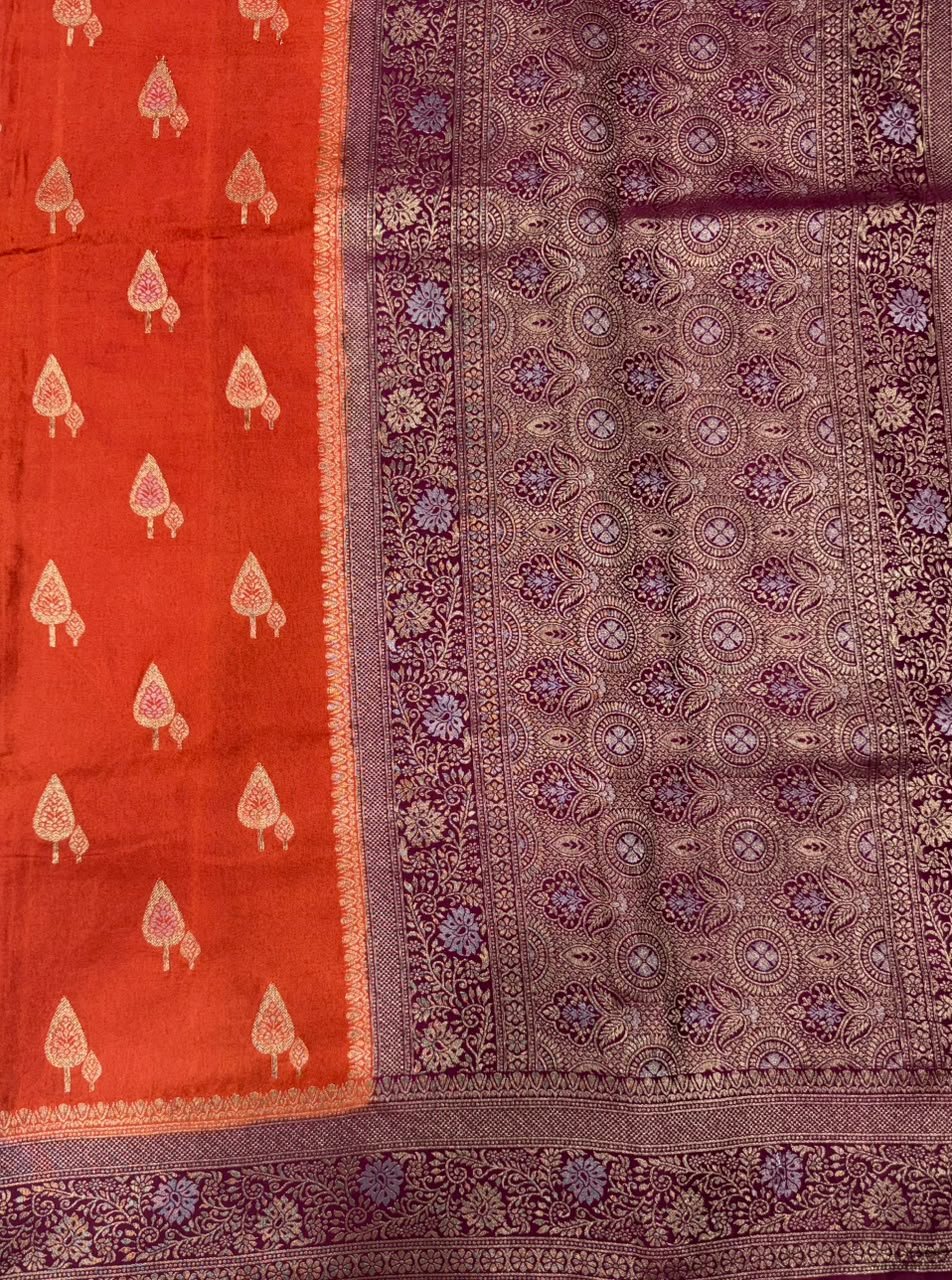 Banaras Mashru Silk | VKSK0472c - Image 2